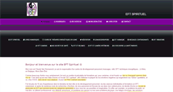 Desktop Screenshot of eftspirituel.com